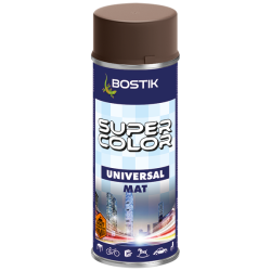 Bostik super color uniw. mat brąz czek.  400 ml